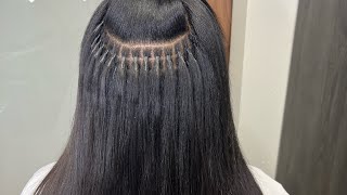 I-tip Extensions Removal | Texture Hair #itips #microlinks #orlandohairstylist #itipextensions