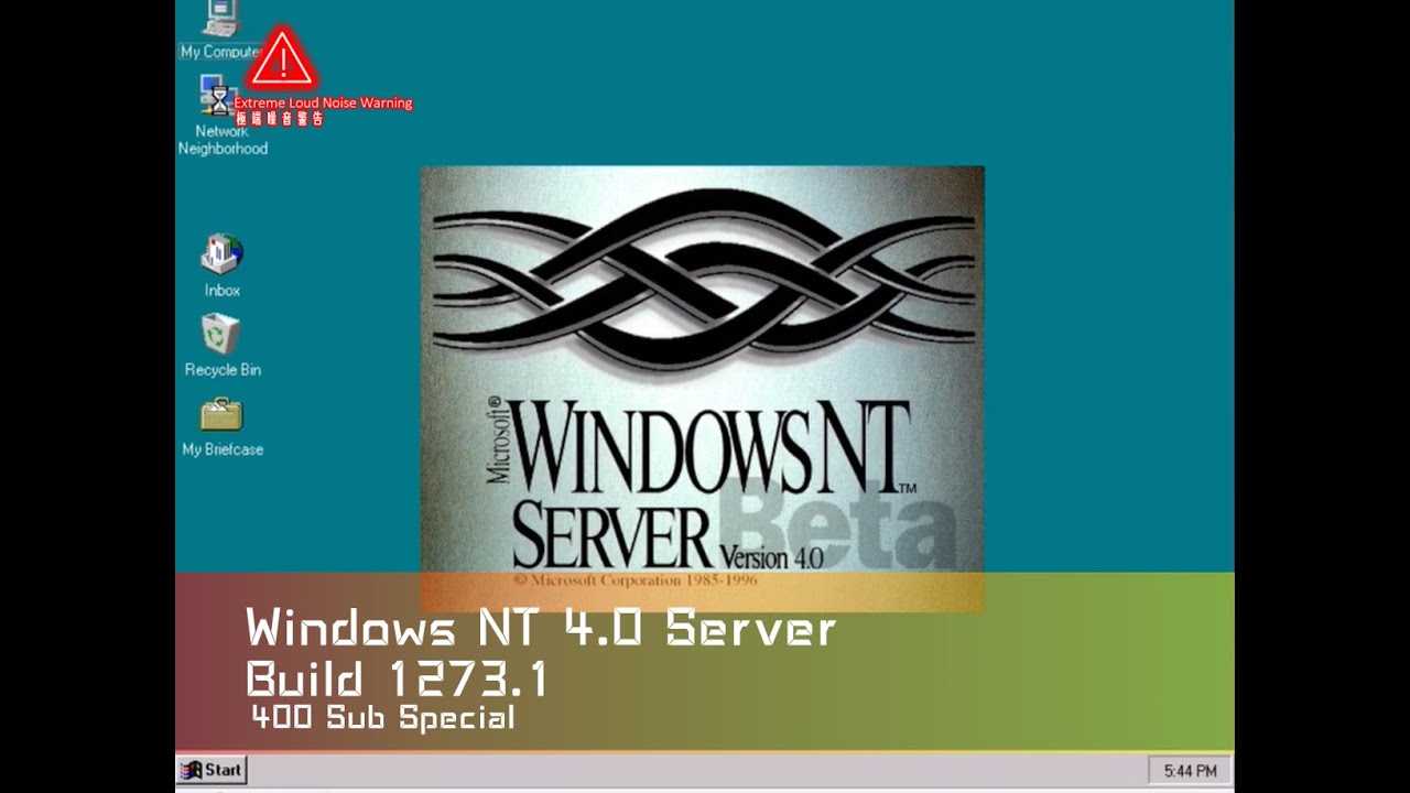 Windows NT 4.0 Server Build 1273.1 [400 Sub special]