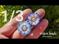 【DIY】xixkox beads ❊ 1/3 ビーズステッチ サイネリアの指輪 #beadingtutorial