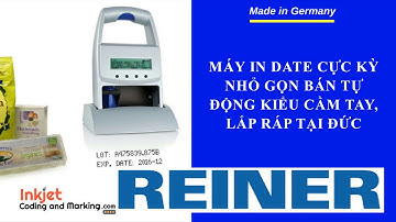 Máy in date cực kỳ nhỏ gọn bán tự động kiểu cầm tay, lắp ráp tại Đức