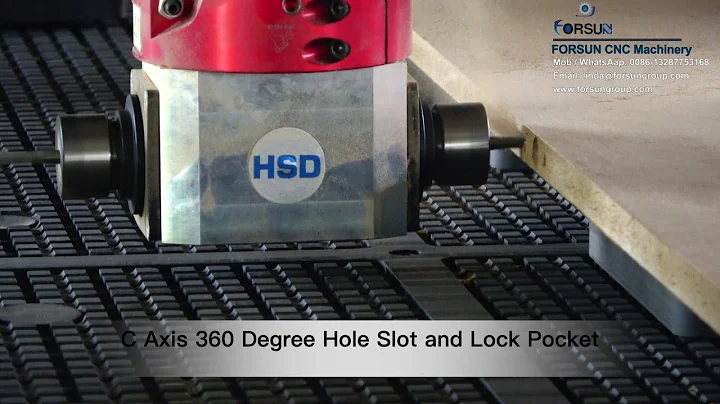 Forsun CNC Router with C axis and Duo Aggregate for Wood Engraving