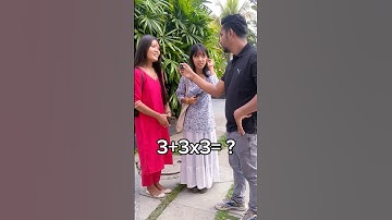 College girls maths questions #bodmas #maths #ytshorts