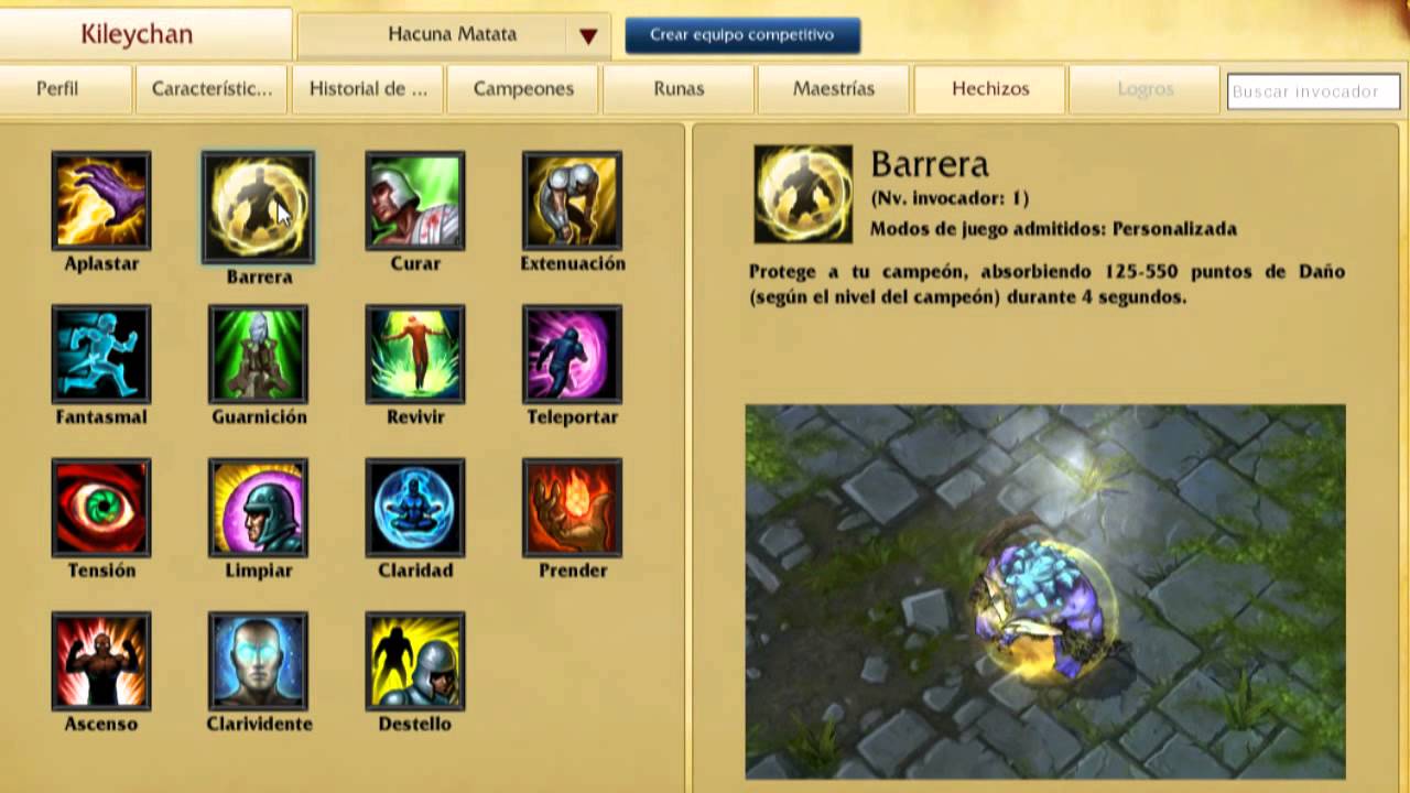 Resultado de imagen de hechizos lol