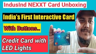 IndusInd NEXXT Card Unboxing / Credit Card with LED Lights / Techno Tamil