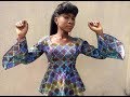 HOW TO SEW A PADDED BLOUSE WITH FLARE