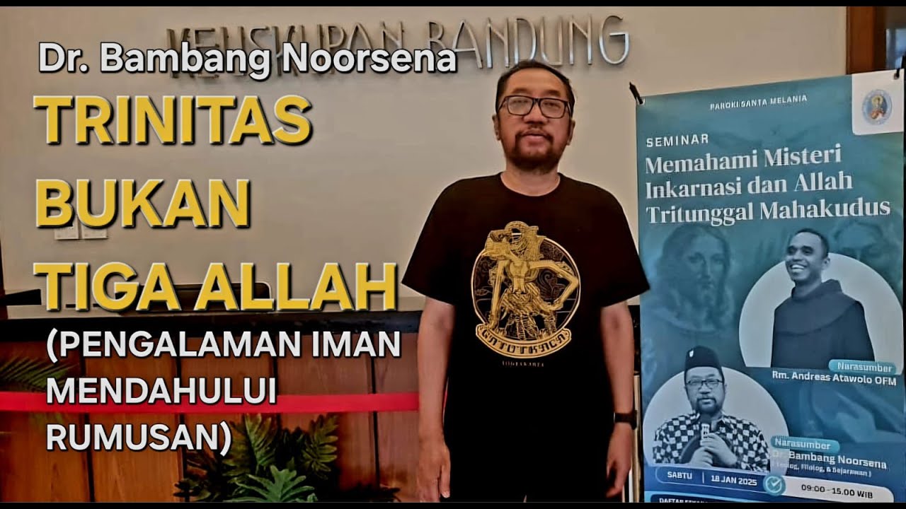 Bambang Noorsena is live! MISTERI INKARNASI DAN TRI TUNGGAL MAHA KUDUS