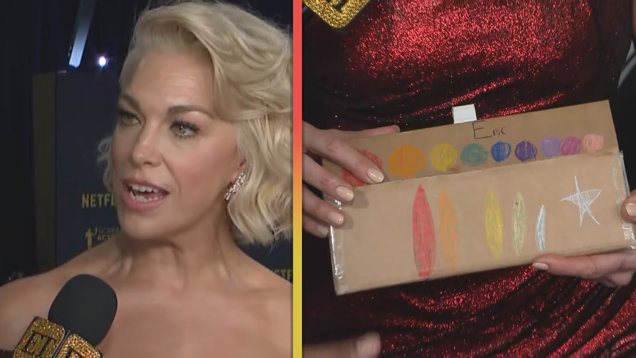 Hannah Waddingham Reveals Reason for Wearing Cardboard Purse at SAG Awards