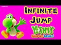 Infinite jump in yoshis crafted world