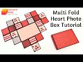 Multi Fold Heart Photo Box Tutorial by Srushti Patil