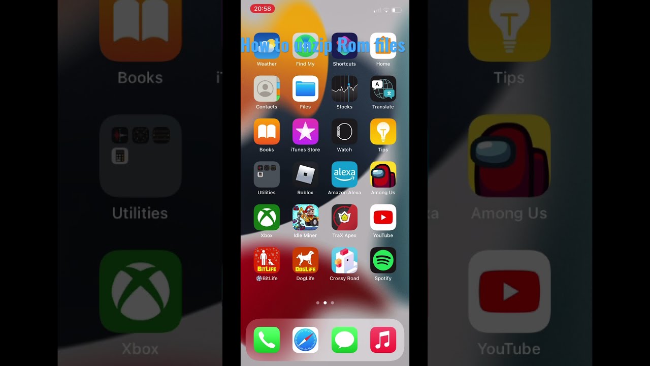 How To Unzip IOS Rom Files