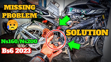 Ns160 😥 | Missing Problem 🥺 | What is the solution | Bs6 Model | Throttle Problem | 2023 | Bajaj |