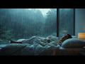 Woman Deep Sleep Rain 🌧️ Gentle Rainfall White Noise | Relaxing Night Rain for Insomnia NO ADS