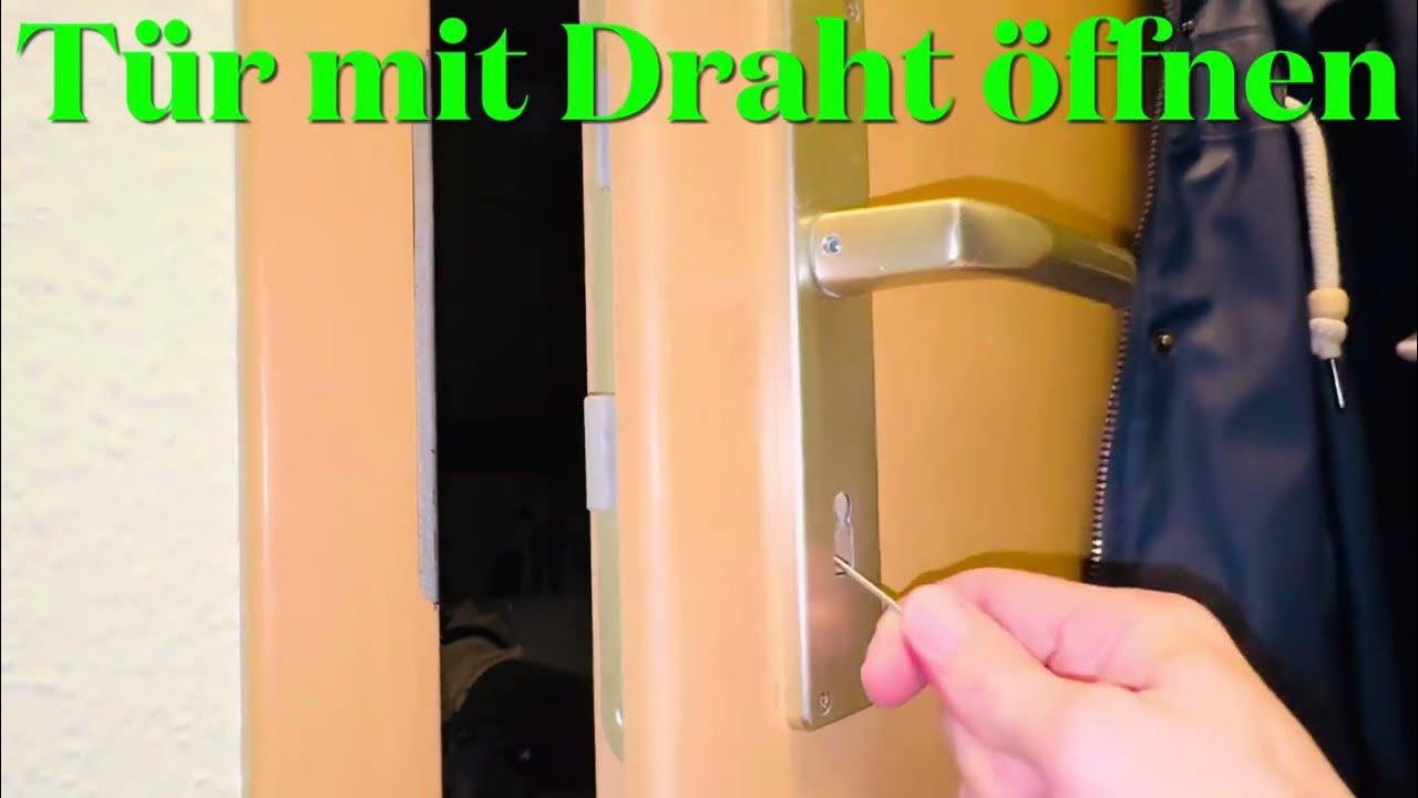 Tür mit Draht öffnen/HaustürWohnungstür mit Draht öffnen/Tür auf in Sek/ Tür Sek mit Draht