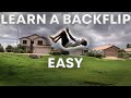 How To DO A BACKFLIP ON GROUND Step By Step TUTORIAL!