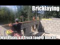 Bricklaying - Wall Plates On The Back Plots #bricklaying #blockwork #brickwork #vlog #renovation