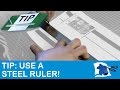 Tip: Use a Steel Ruler! - Dining Table Print & Play