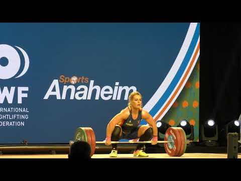 Lidia Valentin 140 Kg Clean Jerk Gold Medal