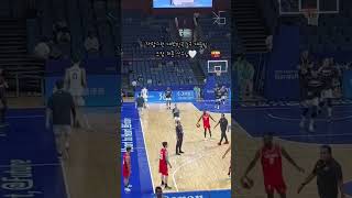 아시안게임 한국vs인도네시아 농구 직관 후기🏀#shorts