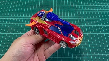 Transformers Age of the Primes Deluxe Class Cybertron Excellion (Sports Car mode to Robot mode)
