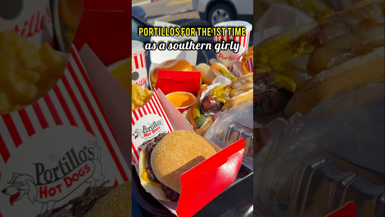 Пробую Portillos впервые! 🤯❤️‍🔥 Хот-доги в чикагском стиле! 