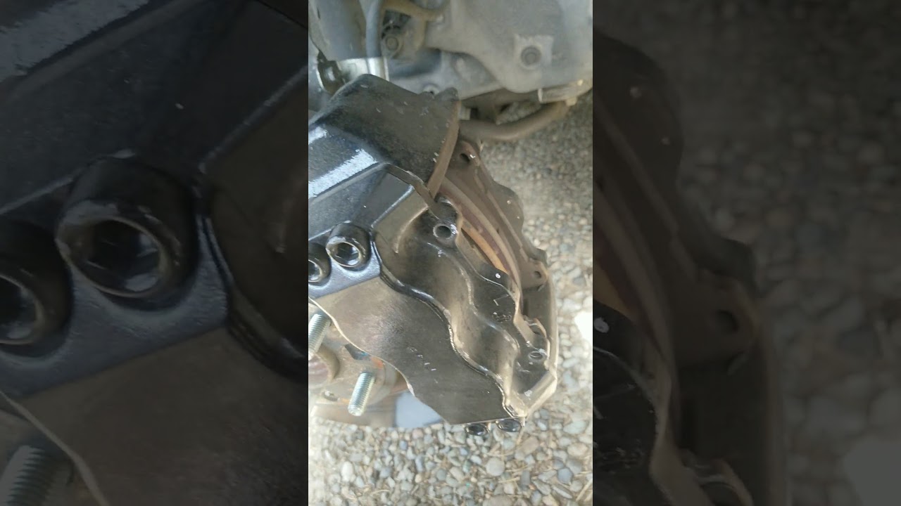 How to change the brakes on a 2011 Hyundai Genesis Sedan 4.6l V8 YouTube