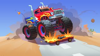 Monster Truck GO 🚀- Driving Competition Truck Kids Games | Kids Learning | Children Games | Yateland screenshot 4