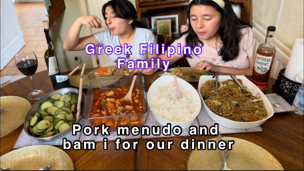 Basta Filipino food mapaparami talaga ng kain ang asawa Kong Greek at ang anak namin na si Cassy 😁