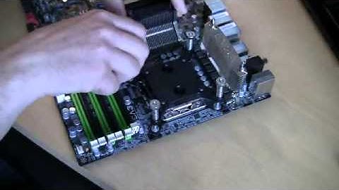 EK Supreme LT CPU Waterblock Installation Tutorial   Low Cos