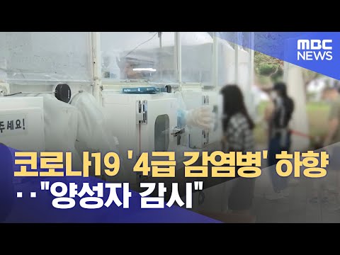 코로나19 &amp;#39;4급 감염병&amp;#39; 하향‥&amp;quot;<strong>양성자</strong> 감시&amp;quot; (2023.08.31/12MBC뉴스)