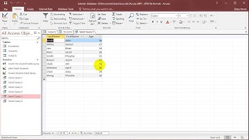 SQL with Microsoft Access 2016 Lesson 9 - Arithmetical operators, functions