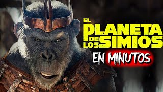 EL PLANETA DE LOS SIMIOS: Toda la Saga | EN MINUTOS