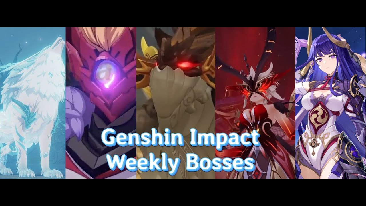 Genshin Impact Weekly Bosses [September 12, 2022] - YouTube