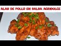 Receta de Alitas de pollo en salsa agridulce