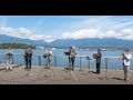 Vancouver symphony musicians perform o canada in gorgeous downtown vancouver