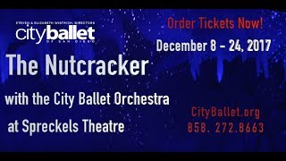 City Ballet Nutcracker  TV Promo December 2017