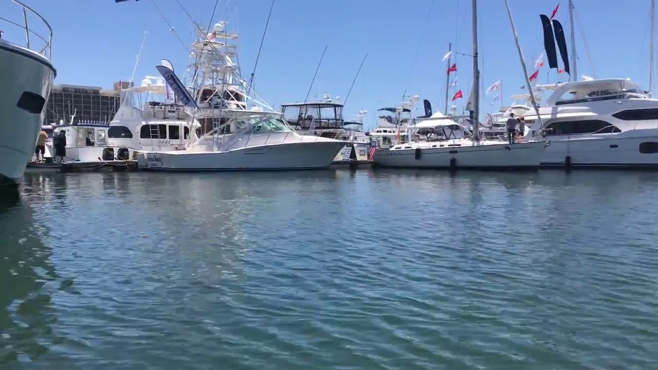San Diego International Boat Show Day 2. Fly through our featured boats By: Ian Van Tuyl
