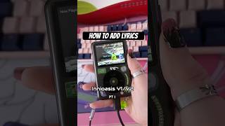 Adding lyrics on the INNIOASIS Y1/Y2 #tutorial #musicplayer #ipodclassic #innioasisy2 #mp3player