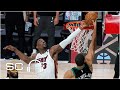 Breaking down Bam Adebayo's block on Jayson Tatum in Heat vs. Celtics Game 1 | SC with SVP