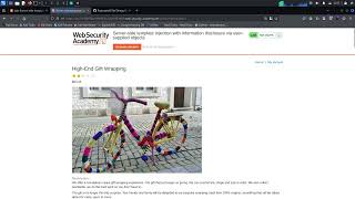 WebSecurityAcademy - Lab: Server-side template injection with information disclosure via user-suppli