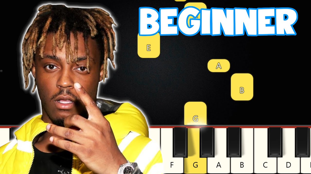 Lucid Dreams - Juice Wrld | Beginner Piano Tutorial | Easy Piano
