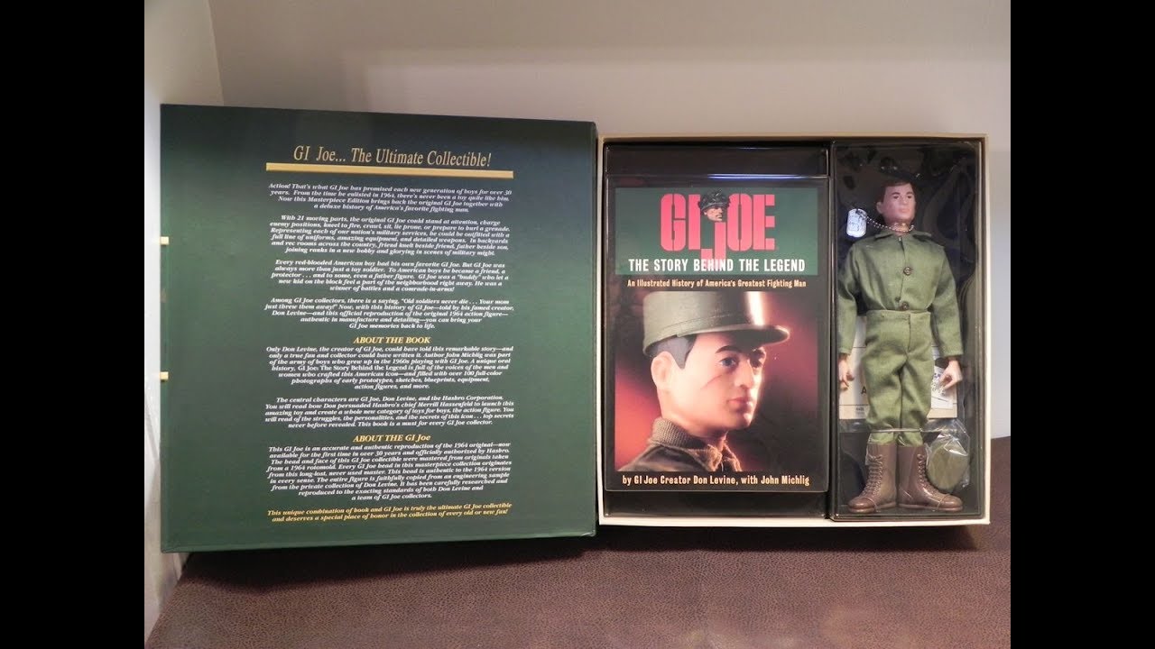 1996 GI JOE MASTERPIECE EDITION Action Soldier OR Sailor With Book NEW