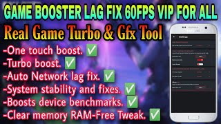 Vip Game Booster For Android 2021 | No Frame Drops | 60Fps Any Games | Fix Lag In Any Android Games screenshot 2