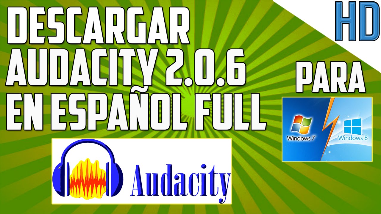 Descargar e instalar Audacity 2.0 En español Full 2015  Doovi