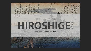 Testing Hiroshige’s Procreate Brushes & Color Swatches by Digi Life