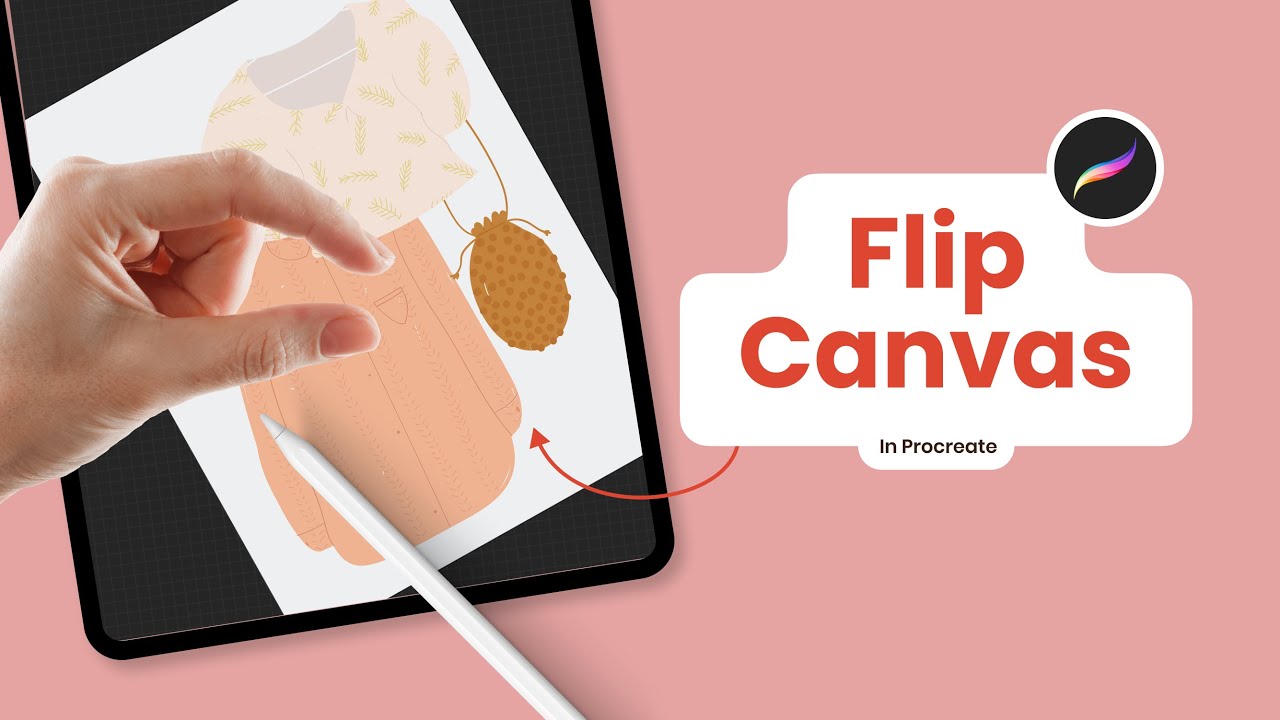How To Flip Canvas In Procreate 🤸🏼‍♂️🤸🏼‍♂️