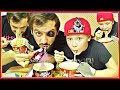 Бомж пакет #Челендж 🍕By children and Dad Russia 🍕CHALLENGE Chinese instant noodles