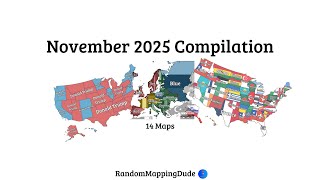 November 2025 Compilation ¦ 14 Maps