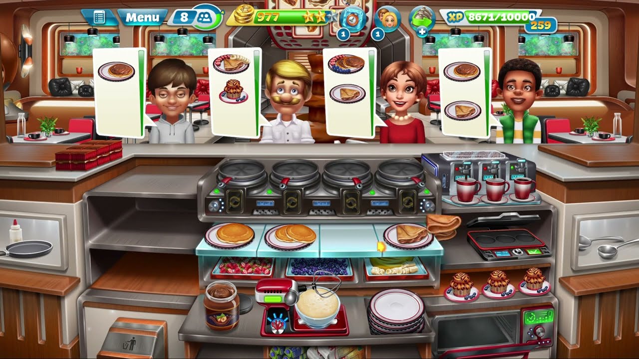 Cooking Fever | The Flipping Pancake | Level 23 |