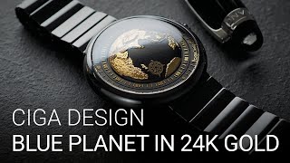 INSANE watch!! Shame about the name. 24K GOLD and ceramic Blue Planet