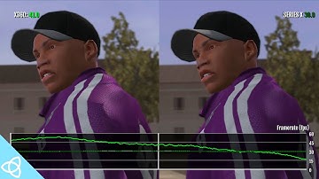 Saints Row 1 (2006) - Frame Rate Analyis [Xbox 360 vs. Xbox Series X]
